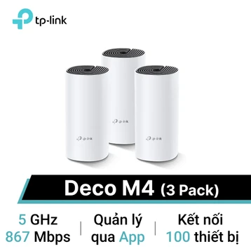 Hệ thống Wifi Mesh cho toàn ngôi nhà AC1200 Tp-Link Deco M4