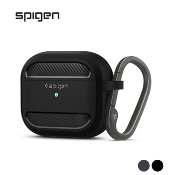 Hộp đựng tai nghe Airpods 3 Spigen Rugged Armor Charcoal