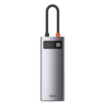 Hub Baseus Metal Gleam Type-C 6 trong 1 
