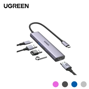 Hub chuyển đổi Ugreen USB-C 5 IN 1 CM478 15495