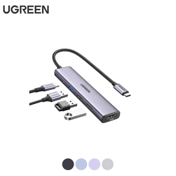 Hub chuyển đổi Ugreen USB-C 5 IN 1 CM478 15495
