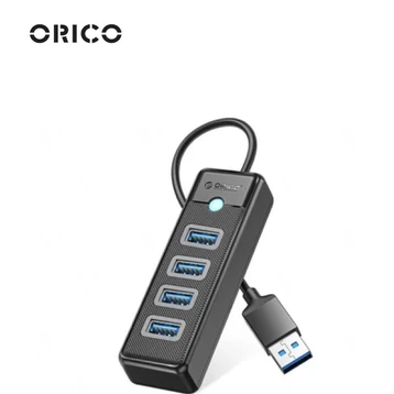 Hub USB 3.0 Orico PW4U-U3-015-BK-EP 4 in 1