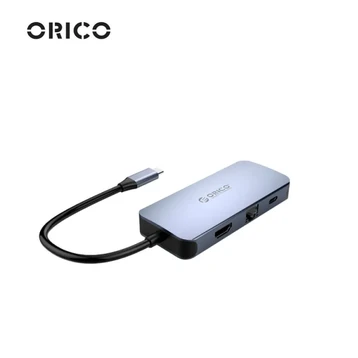 Hub USB-C Orico MC-U602P-GY PD-100W