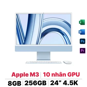 iMac M3 24 inch 8GB 256GB 10 GPU | Chính hãng Apple Việt Nam