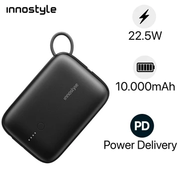 Pin sạc dự phòng Innostyle Powergo Mini 10000mAh 22.5W (Kèm cáp USB-C)