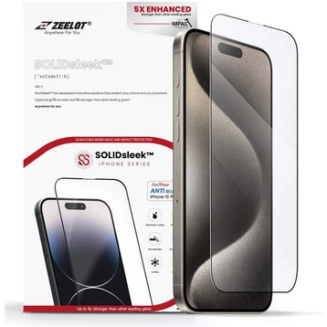 Dán cường lực Apple iPhone 15 Zeelot Solidleek Privacy chống ánh sáng xanh Full cao cấp