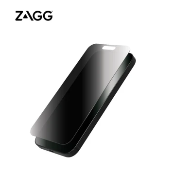 Dán kính cường lực màn hình Apple iPhone 15 Pro Zagg Chống nhìn trộm Elite Edge Privacy Full cao cấp