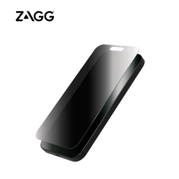 Dán kính cường lực màn hình Apple iPhone 16 Plus/15 Plus Zagg Chống nhìn trộm Elite Edge Privacy Full cao cấp