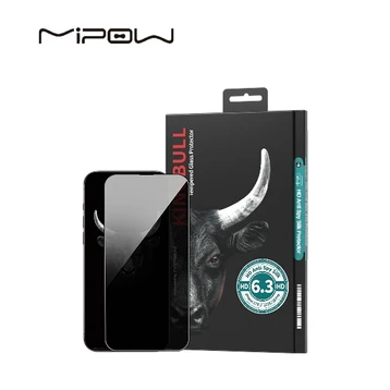 Dán kính cường lực màn hình Apple iPhone 17 Mipow chống nhìn trộm Premium Full Cao Cấp