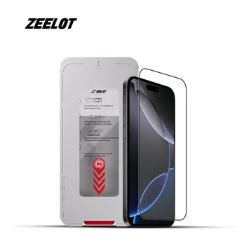 Dán kính cường lực màn hình Apple iPhone 17 Zeelot Solidsleek Ultra HD Full Cao Cấp