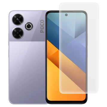 Dán kính cường lực màn hình Xiaomi Poco M6 full màn đen