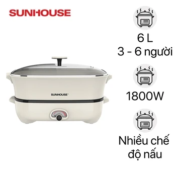 Lẩu điện 6L Sunhouse SHD4560