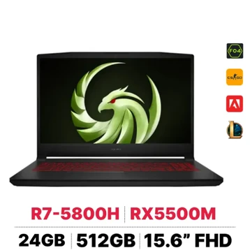Laptop MSI Gaming Bravo 15 B5DD-278VN - Cũ Trầy Xước