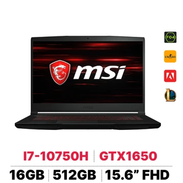 Laptop MSI Gaming GF63 Thin 10SC-813VN - Cũ Trầy Xước