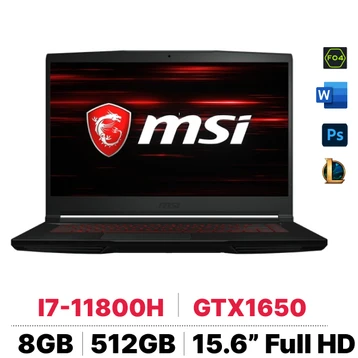 Laptop gaming MSI GF63 Thin 11SC 662VN - Cũ Trầy Xước