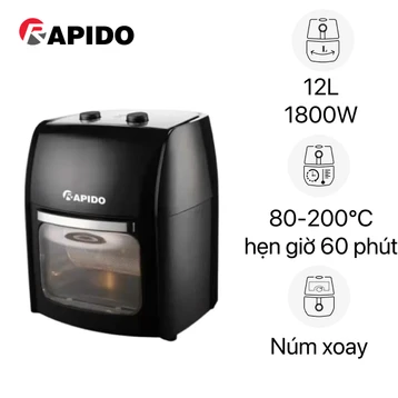Lò chiên không dầu Rapido RAF-12M1 12 lít