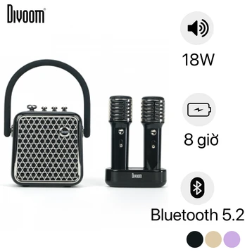 Loa Bluetooth Divoom SongBird-SE 2Mic