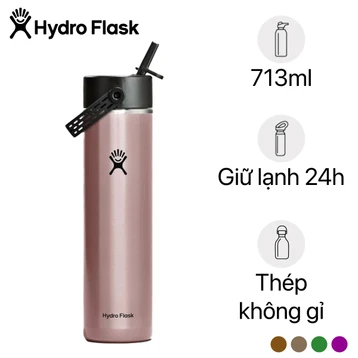 Bình giữ nhiệt Hydro Flask Wide Lightweight Wide Flex Straw Cap 713ml LW24LWFS