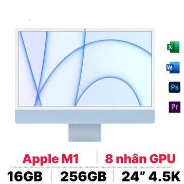 iMac 24 2021 M1 8GPU 16GB 256GB I Chính hãng Apple Việt Nam