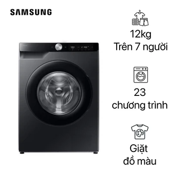 Máy giặt Samsung cửa ngang Ecobubble 12kg 2024 (WW12CG604DLBSV)