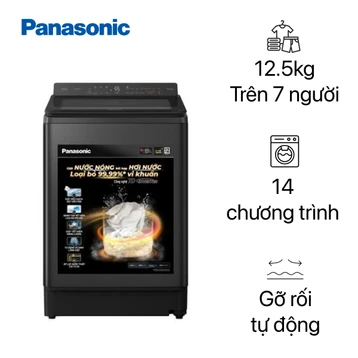 Máy giặt Panasonic cửa trên 12.5kg 2025 (NA-FD125V4BV)