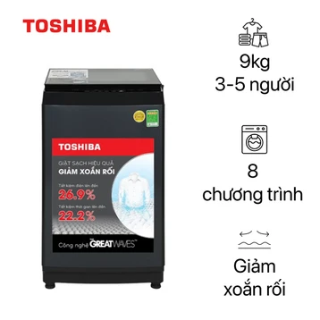 Máy giặt Toshiba 9kg 2022 (AW-M1000FV(MK))
