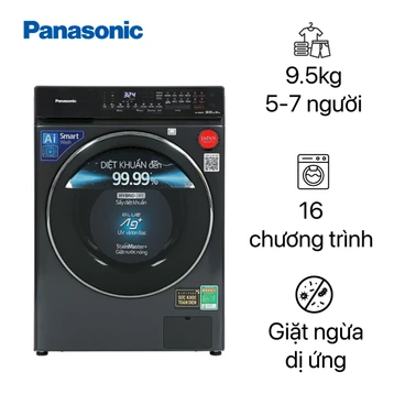 Máy giặt sấy Panasonic giặt 9.5kg - sấy 6kg 2022 (NA-S956FR1BV)