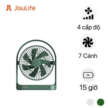 Quạt để bàn tích điện Jisulife FA19 4000mAh