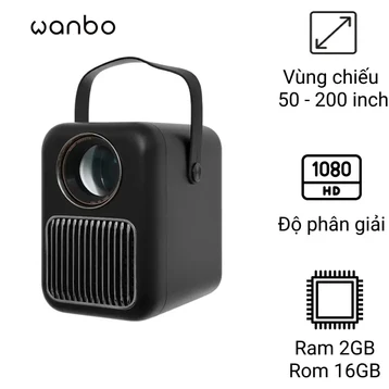 Máy chiếu mini Wanbo T6R Max Full HD - Cũ