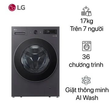 Máy giặt LG cửa ngang 17kg 2025 (F2517SNTG)