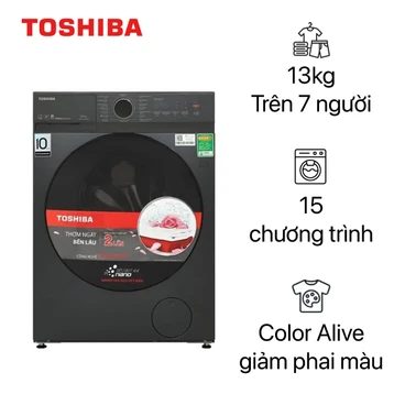 Máy giặt sấy Toshiba giặt 13kg - sấy 8kg 2025 (TWD-T21BU140UWV(MG))