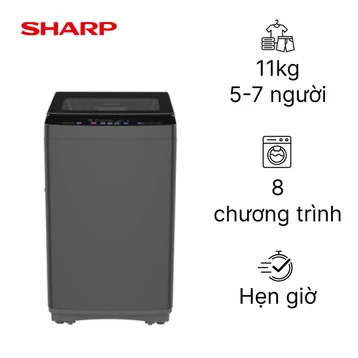 Máy giặt Sharp cửa trên 11kg 2026 (ES-TN111EN-DG)