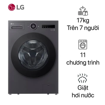 Máy giặt sấy LG giặt 17kg - sấy 10kg 2025 (F2517RNTG)