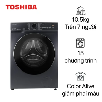 Máy giặt sấy Toshiba giặt 10.5kg - sấy 7kg 2025 (TWD-T21BU115UWV(MG))