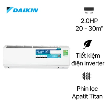 Máy lạnh Daikin 2.0HP 2023 (FTF50XV1V/RF50XV1V)