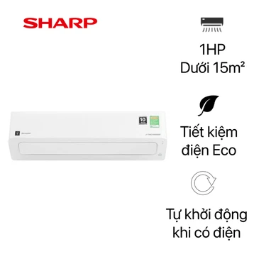Máy lạnh Sharp Inverter 1 HP AH-XP10CMW