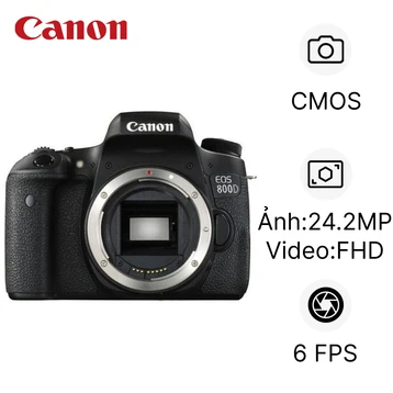 Máy ảnh kỹ thuật số Canon EOS 800D - Cũ Đẹp