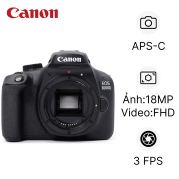 Máy ảnh kỹ thuật số Canon EOS 3000D - Cũ Trầy Xước