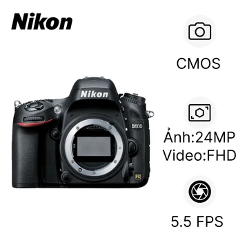 Máy ảnh kỹ thuật số Nikon D600 - Cũ xước cấn