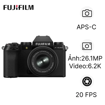 Máy ảnh kỹ thuật số Fujifilm X-S20 kèm ống kính XC 15-45mm F3.5-5.6 OIS PZ
