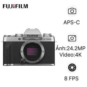Máy Ảnh Kỹ Thuật Số Fujifilm X-T200 - Cũ Trầy Xước