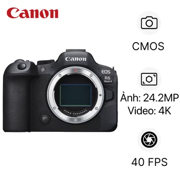 Máy ảnh kỹ thuật số Canon EOS R6 II VN Full Box - Đã kích hoạt