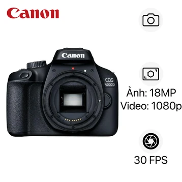 Máy Ảnh Canon EOS 4000D Body