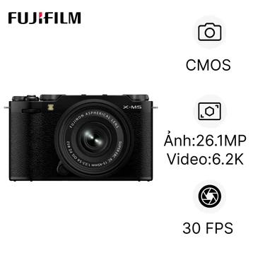 Máy ảnh kỹ thuật số Fujifilm X-M5 (Kèm Ống Kính XC 15-45mm F3.5-5.6 OIS PZ) - Đã kích hoạt
