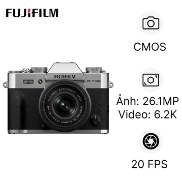 Máy ảnh kỹ thuật số Fujifilm X-T30 Mark 3 (kèm ống kính Fujifilm XC 13-33mm F3.5-6.3)