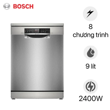 Máy rửa bát độc lập Bosch 14 Bộ Series 6 (SMS6ZCI00P)
