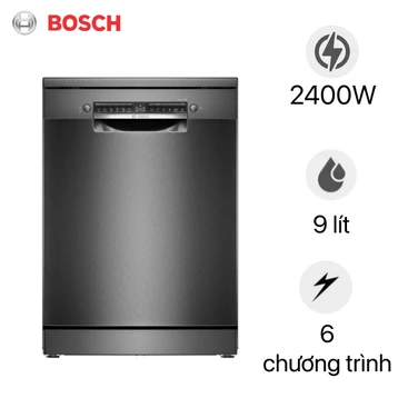 Máy rửa bát độc lập Bosch 14 Bộ Series 4 (SMS4HMC25M)