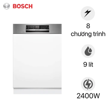 Máy rửa bát bán âm Bosch 14 bộ Series 6 (SMI6ZCS16E)