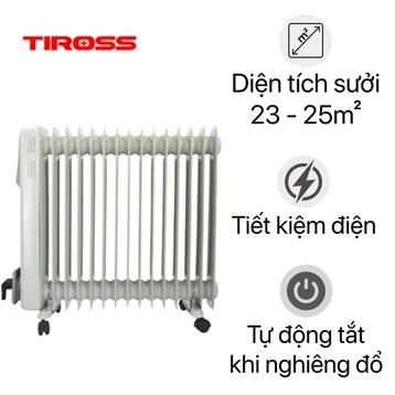 Máy sưởi dầu Tiross 15 thanh TS9219