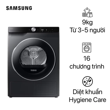 Máy sấy Samsung bơm nhiệt 9kg 2025 (DV90T6240LB/SV)
